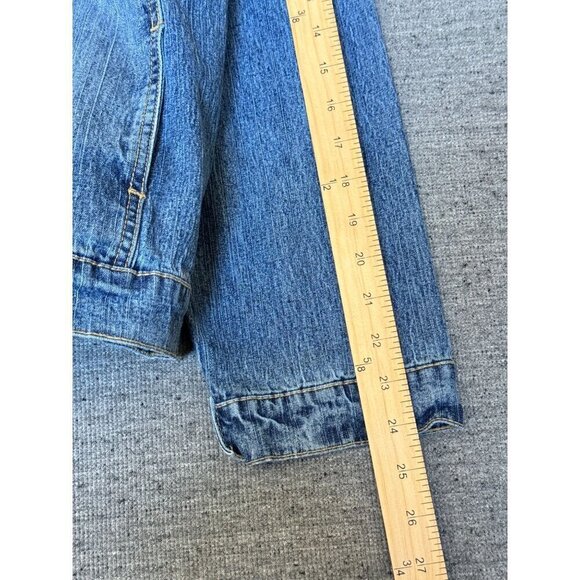 Women Of Faith Denim Button Down Jean Jacket Size XL - Picture 10 of 11